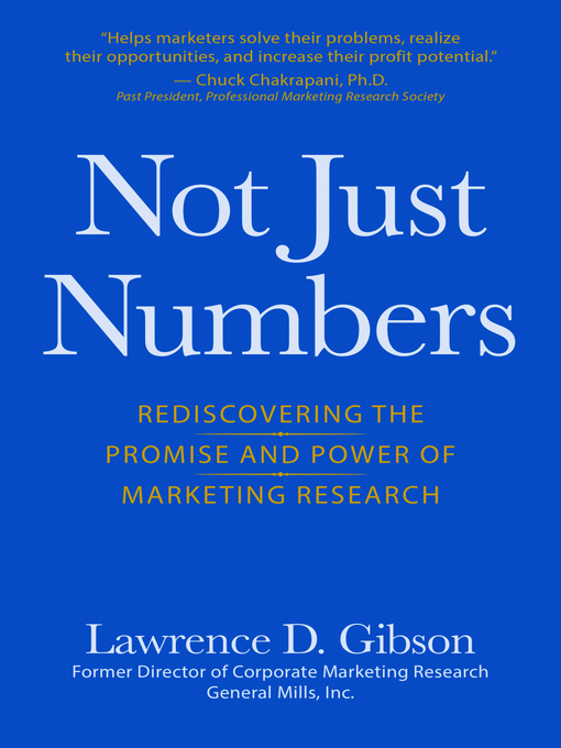Title details for Not Just Numbers by Lawrence D. Gibson - Wait list